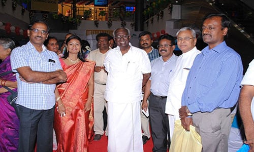 Honoured guests and team members during a visit at company premises