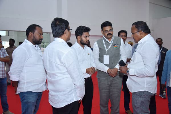 Vishaal Promoters project inauguration interaction